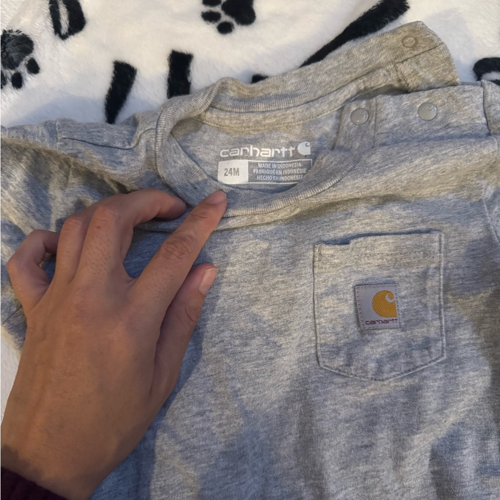 Carhartt Heather Gray Toddler Tee